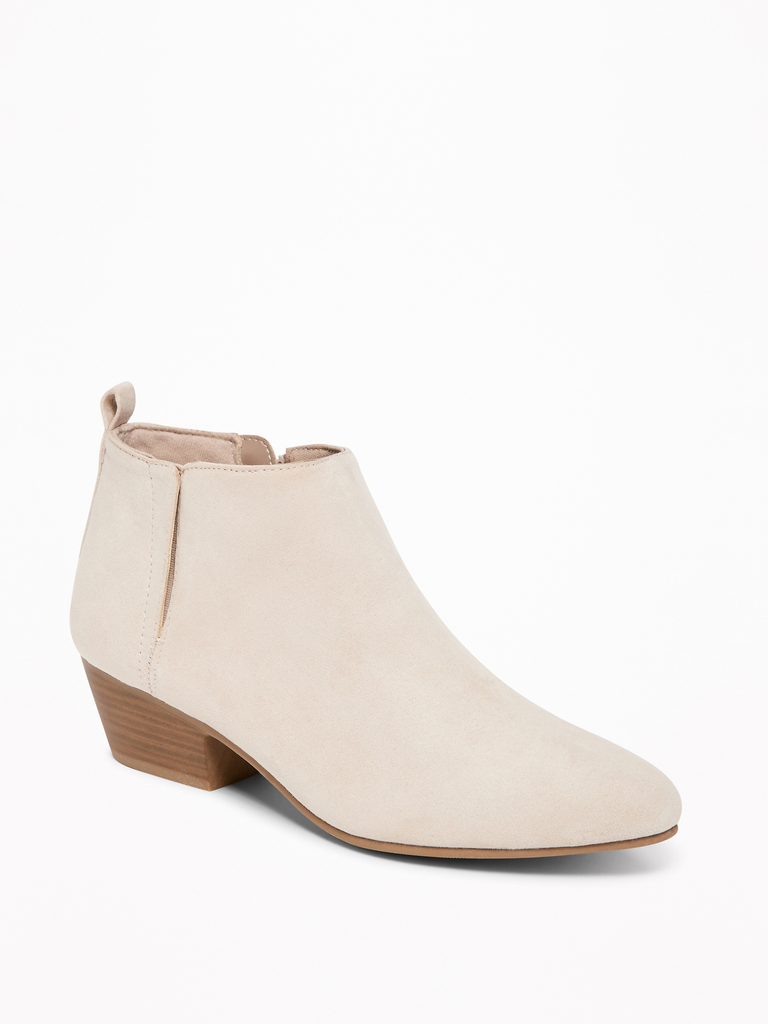 Sueded Ankle Boots for Women - Sidewalk Ends
