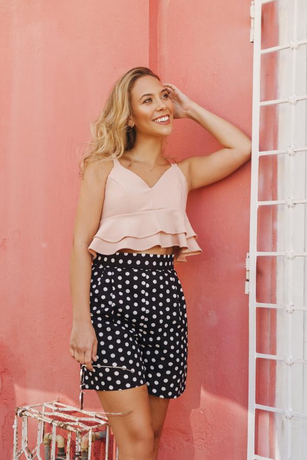 Albor Crop Top - Palo Rosa