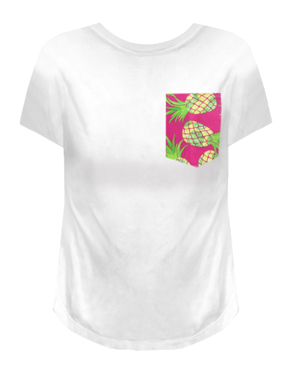 Camiseta Tropical - Blanco