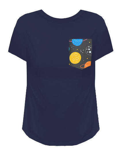 Camiseta Take Me To space - Azul