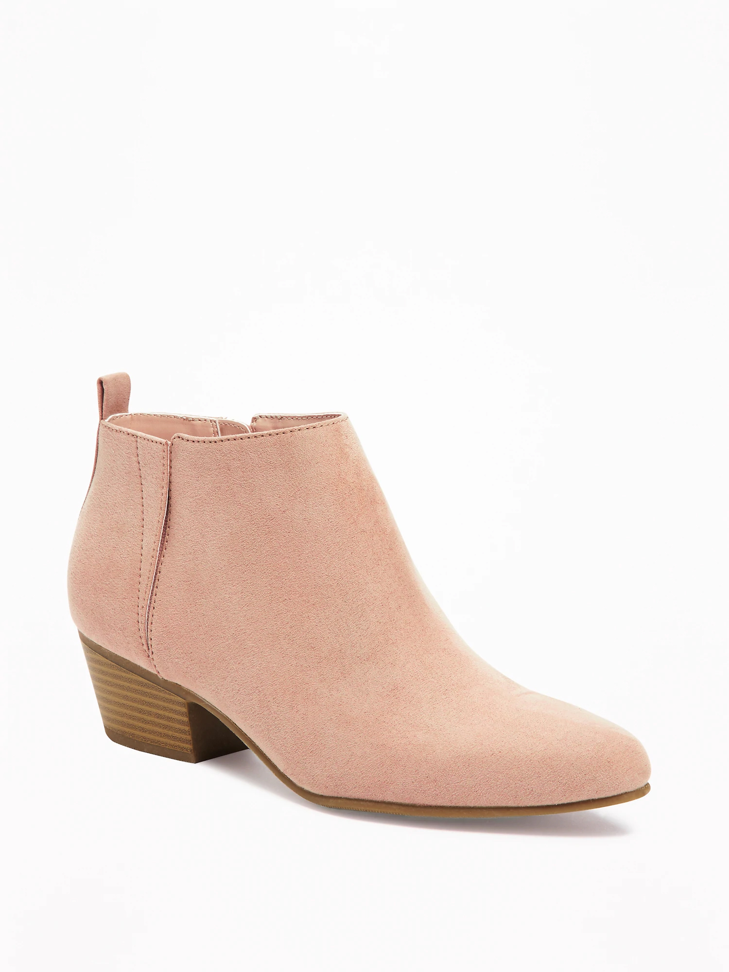 Sueded Ankle Boots for Women - English Rose